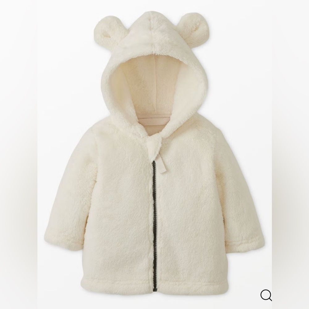 Hanna Andersson Baby Marshmallow Fleece Jacket, Size 18-24M